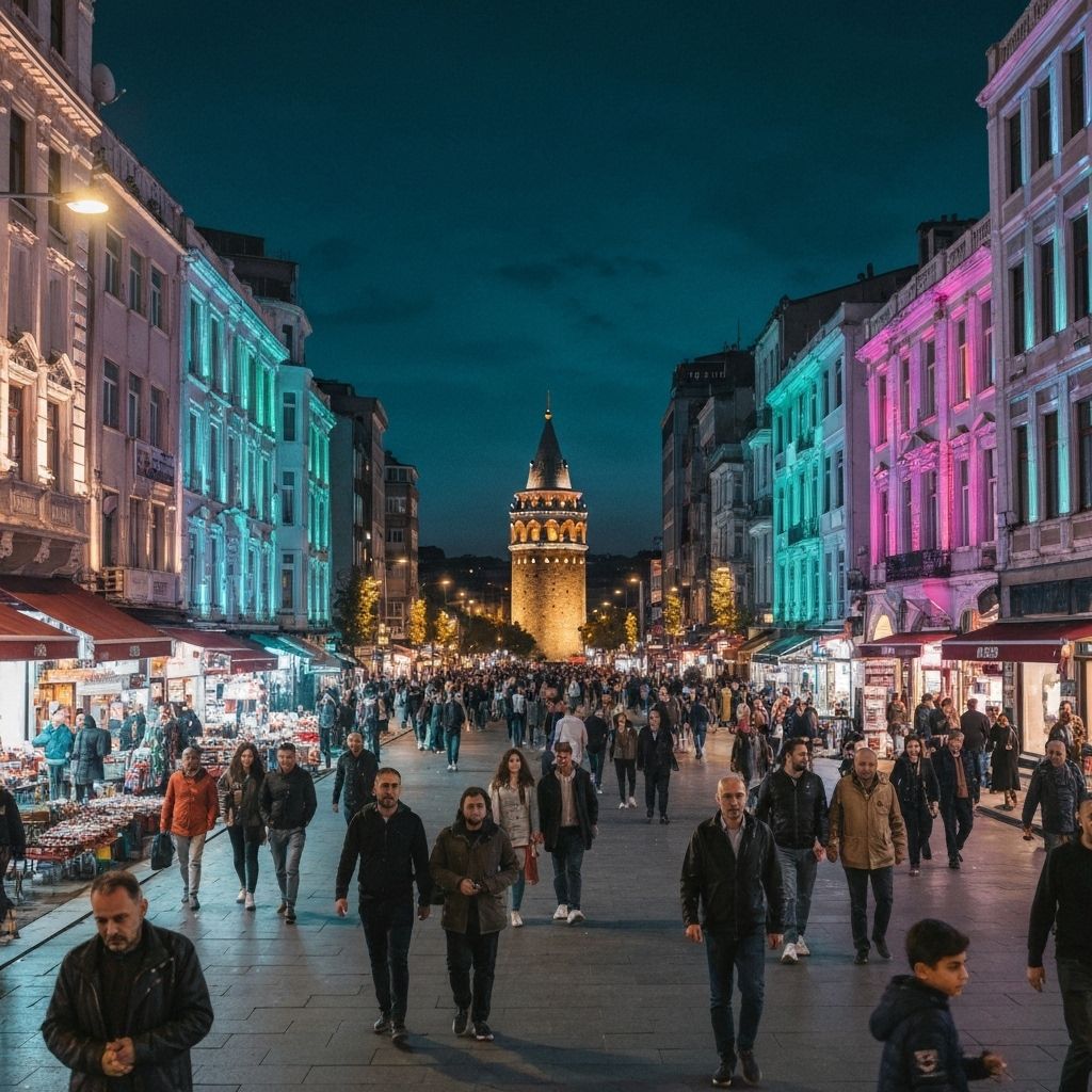 Soirée à Taksim